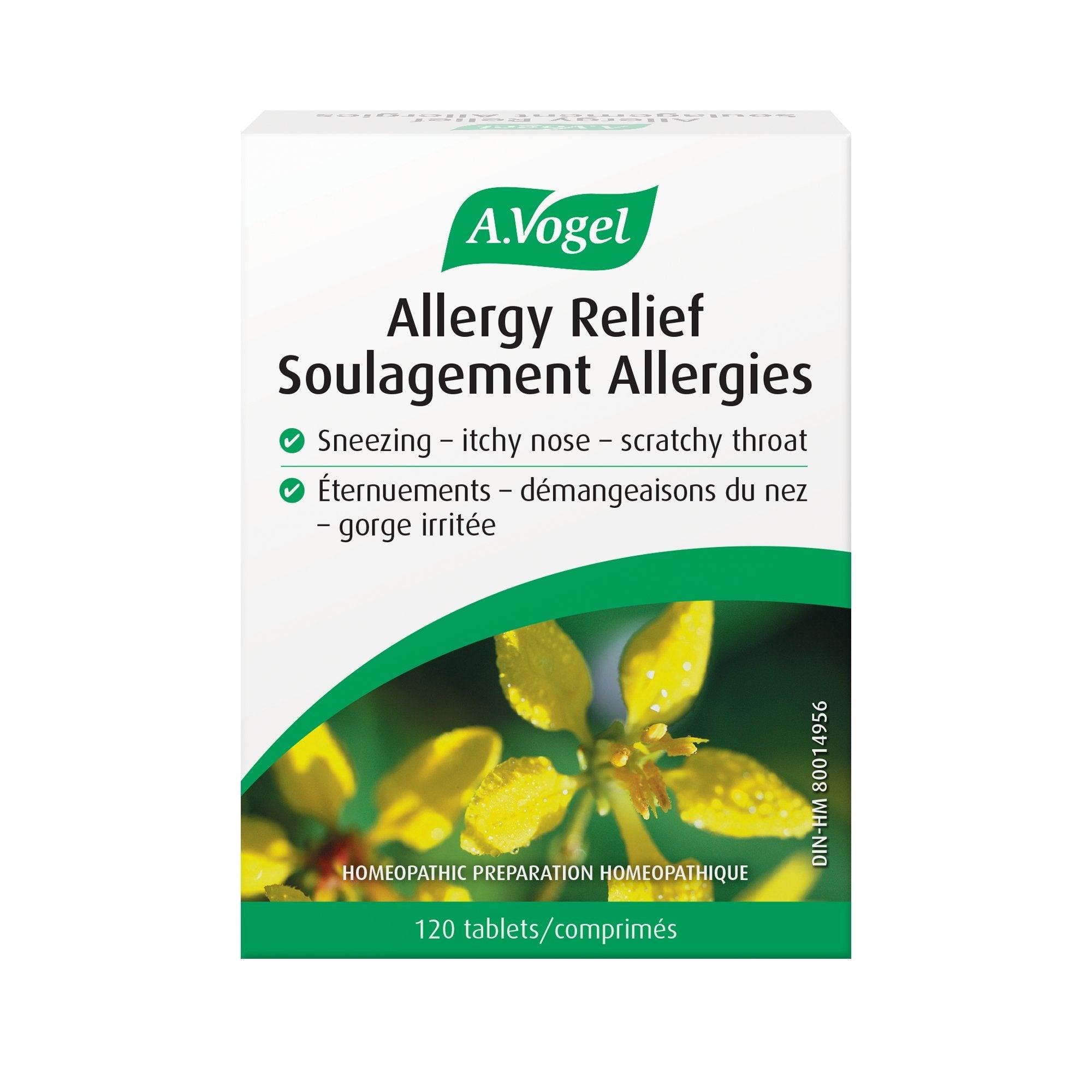 A.Vogel Allergy Relief 120 Tabs Supplements - Allergy Relief at Village Vitamin Store