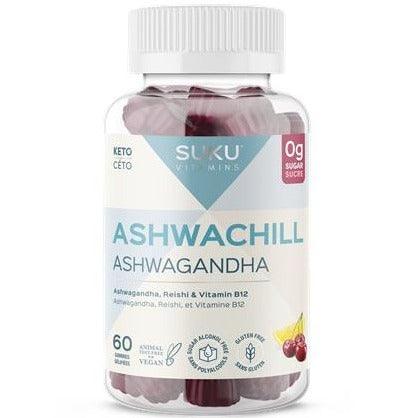 Suku Vitamins Ashwachill 60 gummies Supplements at Village Vitamin Store