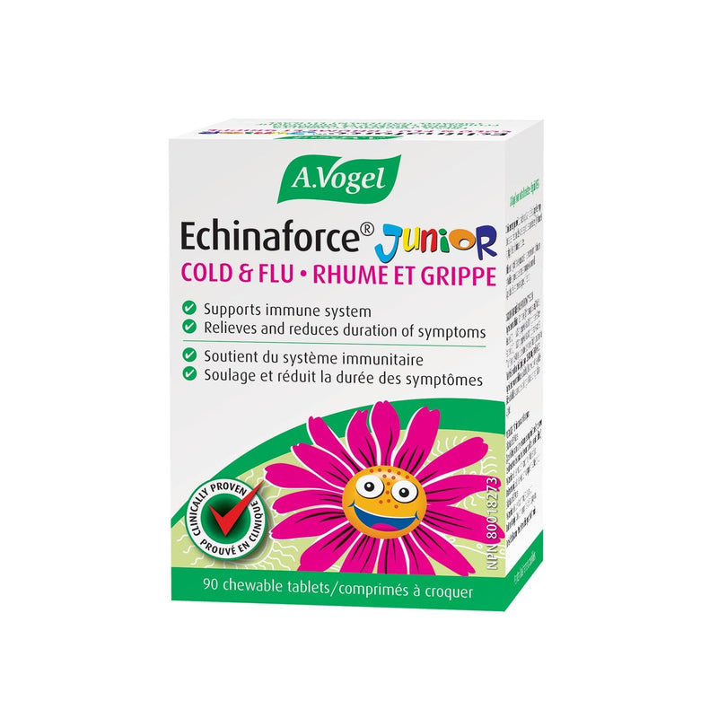A.Vogel Echinaforce Junior 90 Chewable Tabs Cough, Cold & Flu at Village Vitamin Store