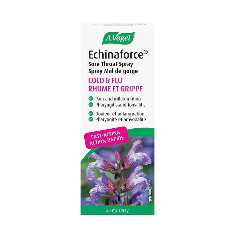 A. Vogel Echinaforce Sore Throat Spray 30mL Cough, Cold & Flu at Village Vitamin Store