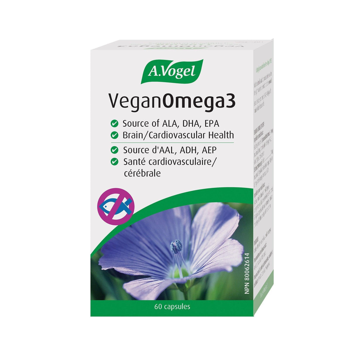 A. Vogel VeganOmega3, 60 Capsules Supplements - EFAs at Village Vitamin Store
