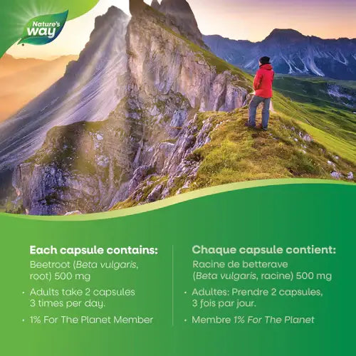 Nature’s Way – BEET ROOT 500mg 100 Caps