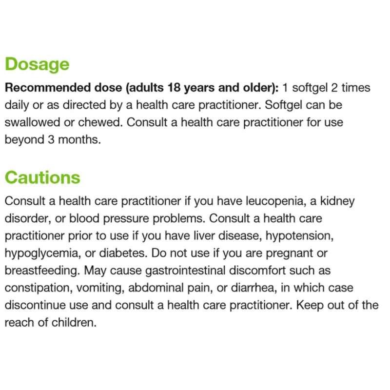 Natural Factors Berberine LipoMicel 500 mg 60 softgels