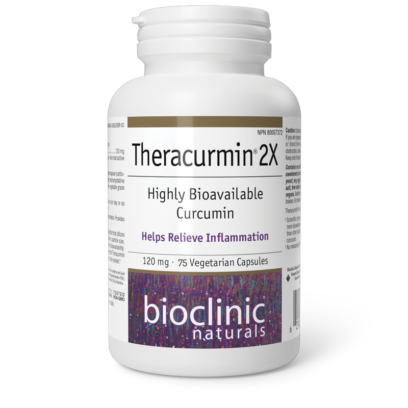 BioClinic Naturals Theracurmin 2X 120mg 75 Caps