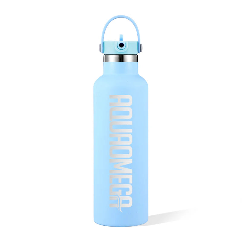 FREE GIFT: Aqua Omega Stainless Steel Water Bottle 600ML Mint Blue (Valued at $29.99)