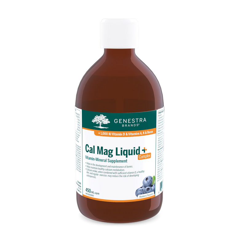 Genestra Cal Mag Liquid + 450ml Berry Flavour