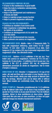 Natural Calm Magnesium Powder Cherry 8 oz Minerals - Magnesium at Village Vitamin Store