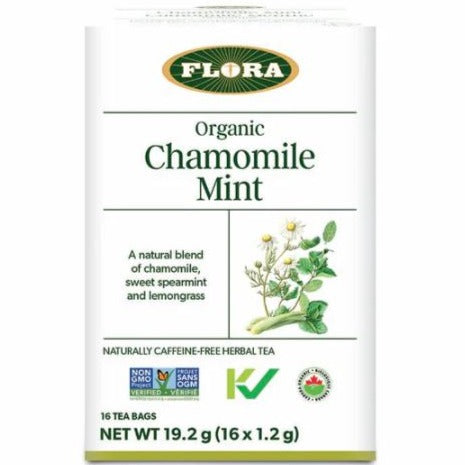Flora Chamomile Mint Tea 16 Tea Bags Tea at Village Vitamin Store