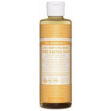Dr. Bronner's Organic Pure Castile Liquid Soap(Citrus Orange) 237mL Soap & Gel at Village Vitamin Store