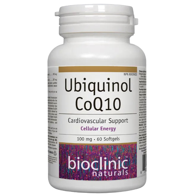 Bioclinic Naturals Ubiquinol CoQ10 -100 mg 60 Softgels