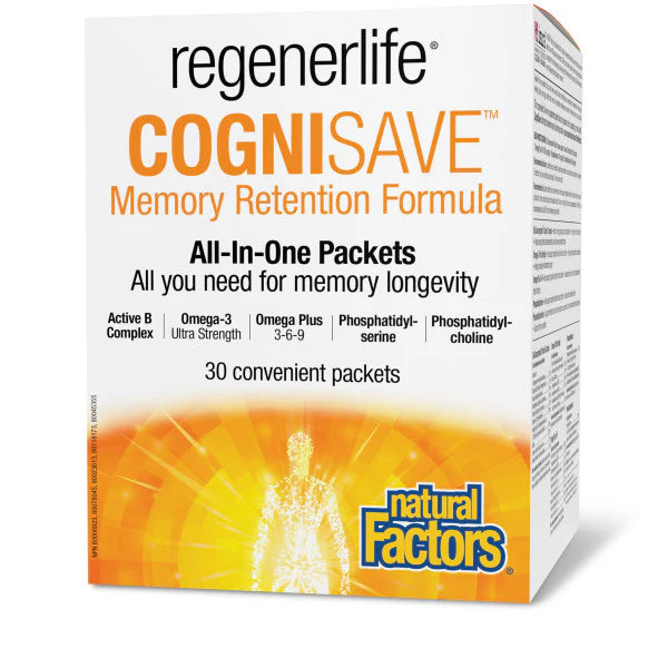 Natural Factors RegenerLife CogniSave 30 Packs
