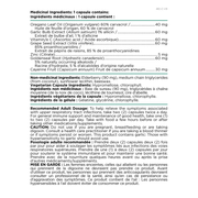 Platinum Naturals Oregano-8 Cold and Flu 90 Liquid Caps Cough, Cold & Flu at Village Vitamin Store