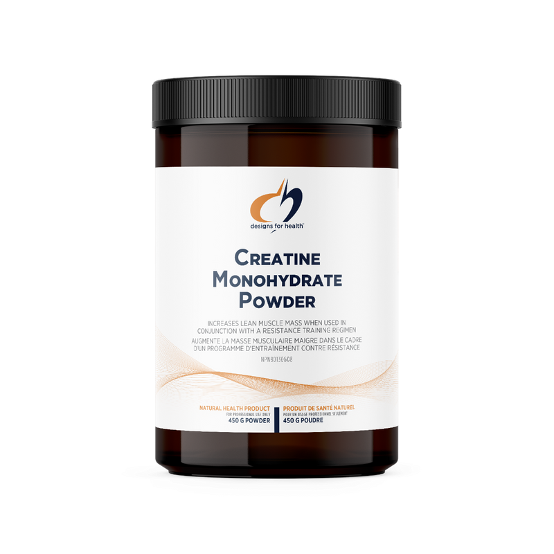 Designs for Health Creatine Monohydrate Powder 450 g