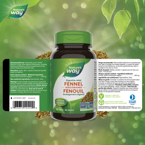 Nature's Way Fennel Seed 100 Caps