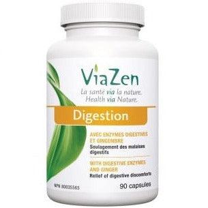 ViaZen Digestion 90 capsules Supplements - Digestive Health at Village Vitamin Store