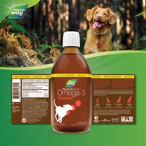 NutraSea Omega-3 Canine / 16.9 fl oz (500 ml)