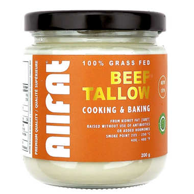 Allfat Beef Tallow Grass Fed For Cooking & Baking 400g