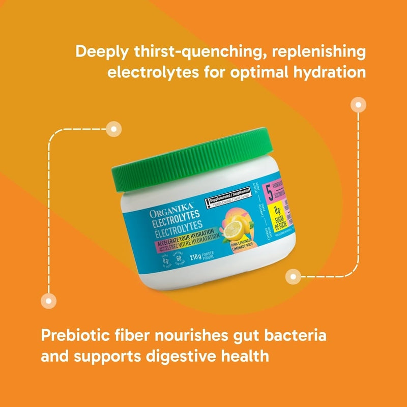 Organika Electrolytes Pink Lemonade 210g