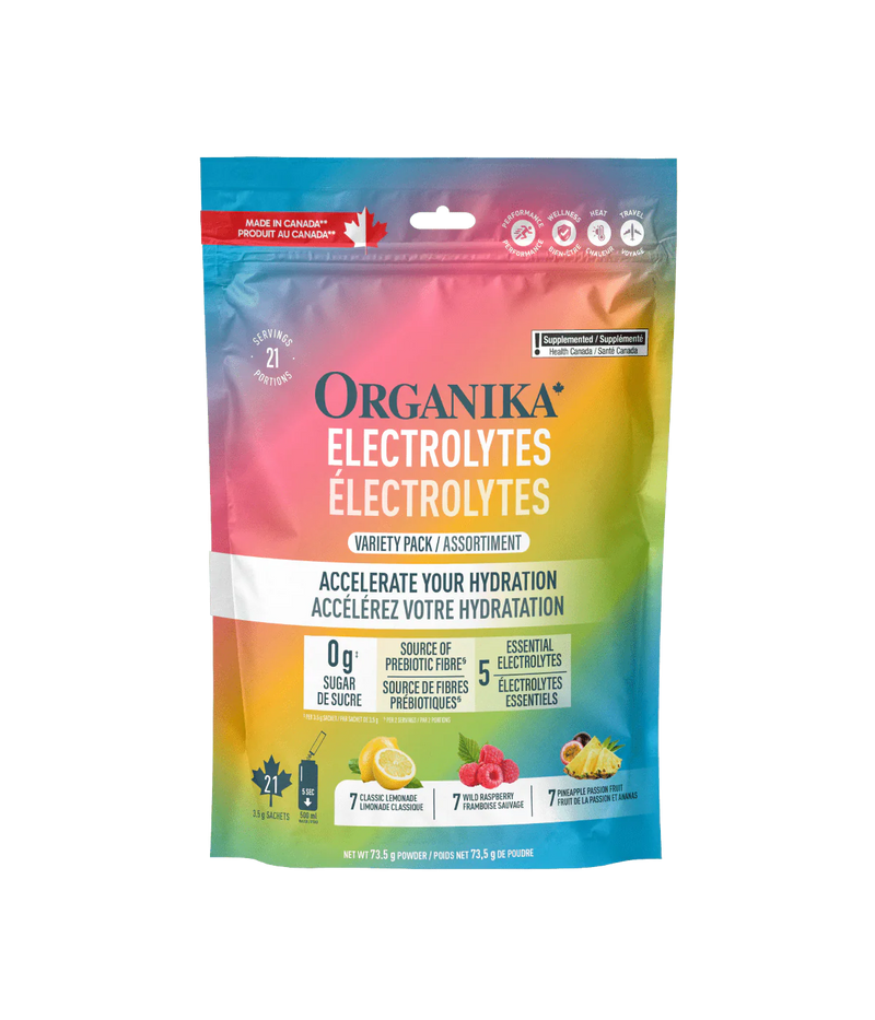 Organika Electrolytes Variety Pack 3.5g x 21 Sachets