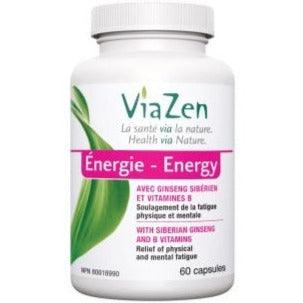 ViaZen Energy 60 capsules Supplements at Village Vitamin Store