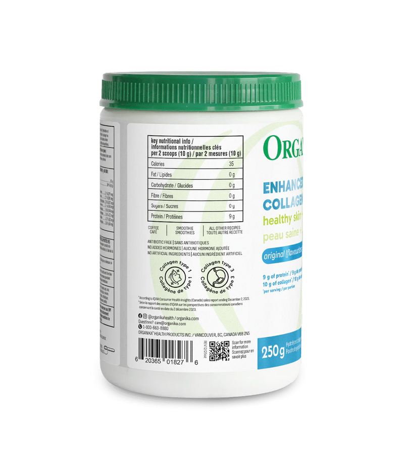 Organika Enhanced Collagen Protein Original 250g