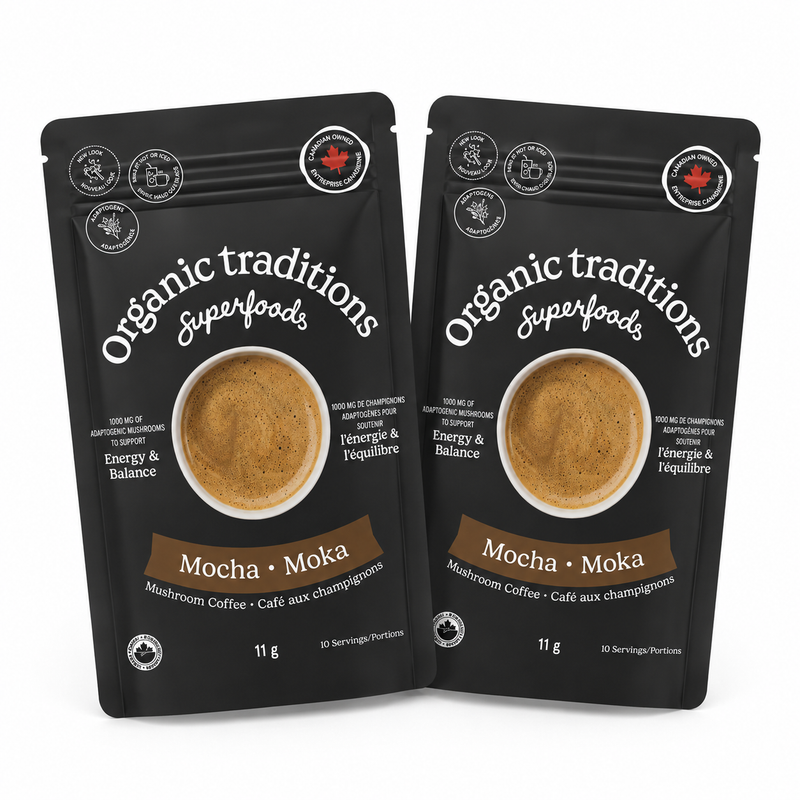 FREE GIFT: 2x Organic Traditions Mocha Coffee Drink Mix 10g (Valued at $5.99)
