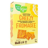 From the Ground Up Cheezy Cauliflower Crackers Cheddar Flavour 113g