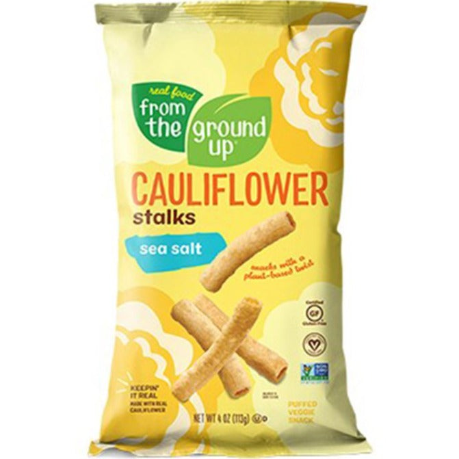 From the ground up Cauliflower Stalks Sea Salt 113g Food Items at Village Vitamin Store