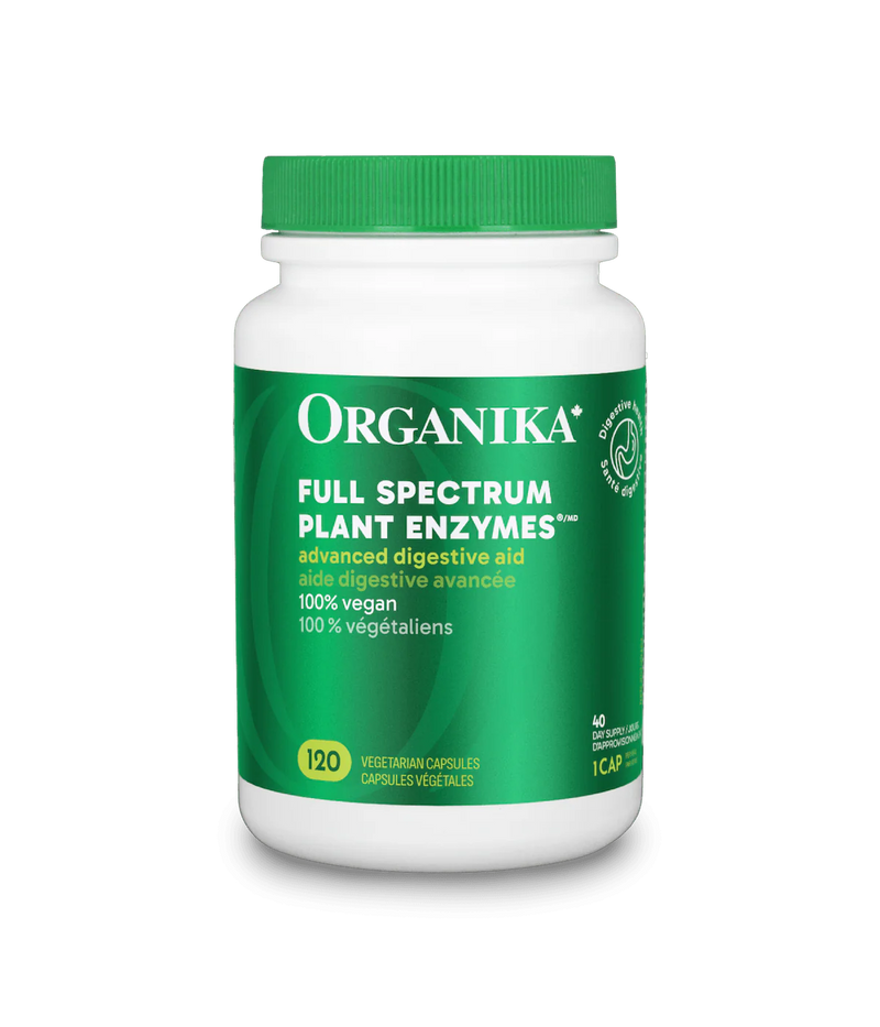 Organika Full Spectrum Plant Enzymes 500mg 120 Veggie Caps