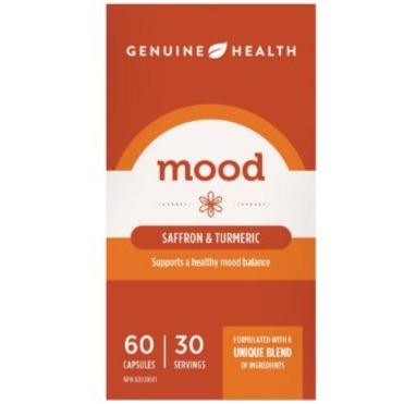 Genuine Health Mood 60 Caps Supplements - Stress at Village Vitamin Store