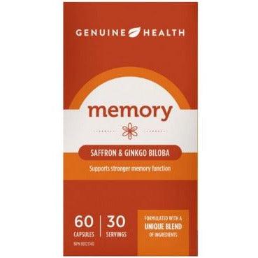 Genuine Health Memory 60 Caps Supplements - Cognitive Health at Village Vitamin Store