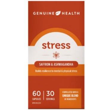 Genuine Health Stress 60 Caps Supplements - Stress at Village Vitamin Store