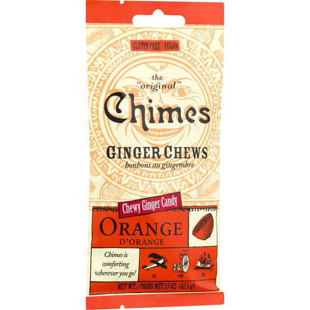 CHIMES GINGER ORANGE CHEWS 1.5oz Food Items at Village Vitamin Store