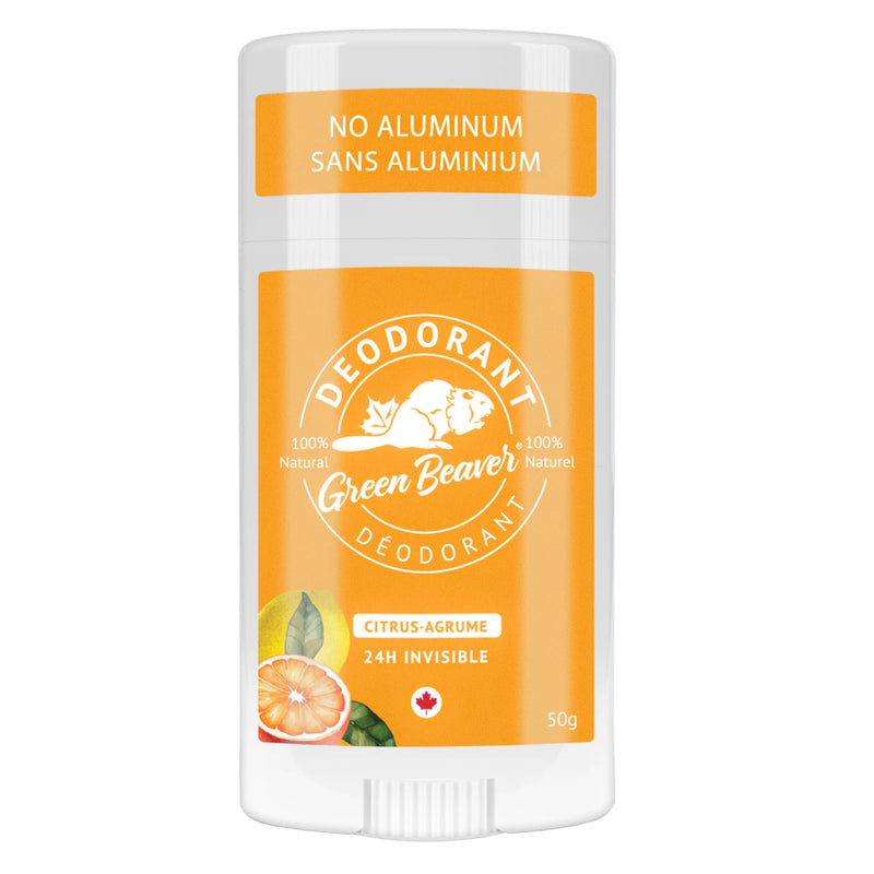 Green Beaver Citrus Natural Deodorant 24 Hour Protection 50g