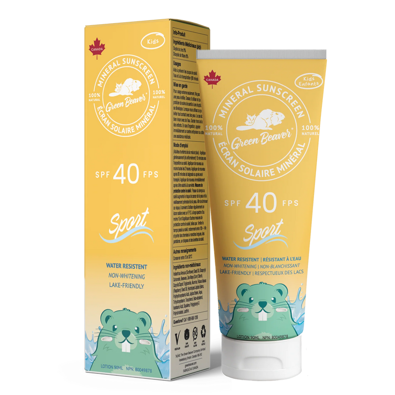 Green Beaver Kids Natural Mineral Sunscreen Lotion SPF 40 90mL