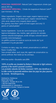 Natural Calm Gummies Raspberry Lemon 120 Gummies Minerals - Magnesium at Village Vitamin Store