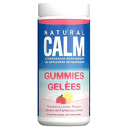 Natural Calm Gummies Raspberry Lemon 120 Gummies Minerals - Magnesium at Village Vitamin Store
