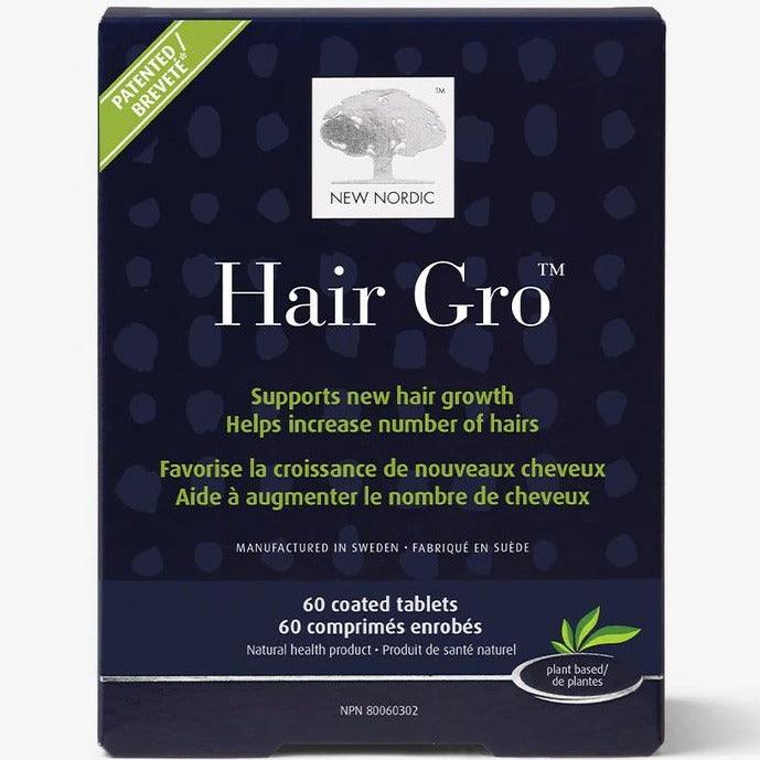New Nordic Hair Gro 60 coated tablets Supplements - Hair Skin & Nails at Village Vitamin Store