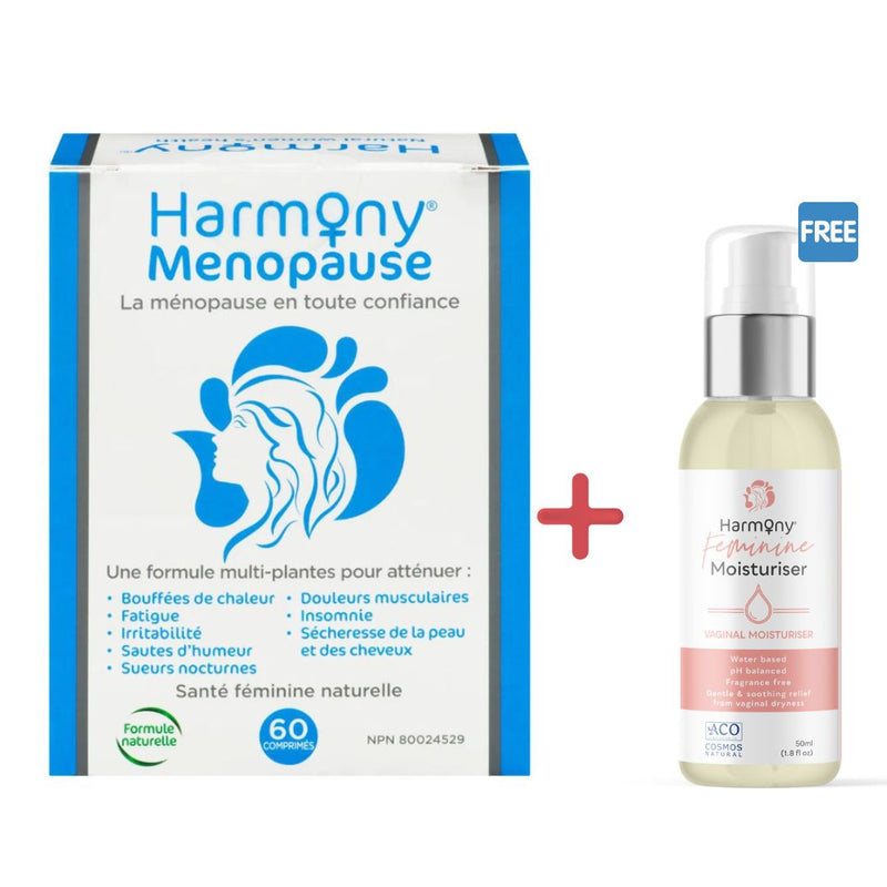 Martin & Pleasance Harmony Menopause 60 Tabs(Plus Free Feminine Moisturiser) Homeopathic at Village Vitamin Store