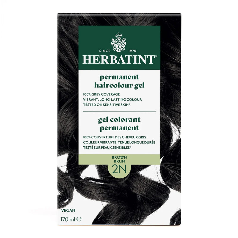 Herbatint Permanent Herbal HairColour Gel 2N Brown *Limit of 3 Per Order*