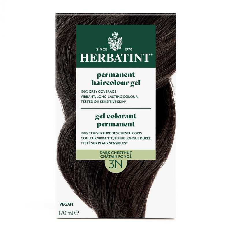 Herbatint Permanent Haircolour Gel 3N Dark Chesnut 135ml *Limit of 3 Per Order*