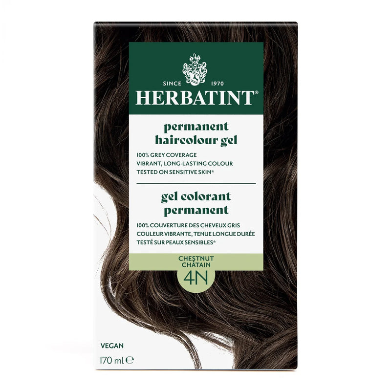 Herbatint Permanent Herbal HairColour Gel 4N Chestnut *Limit of 3 Per Order*