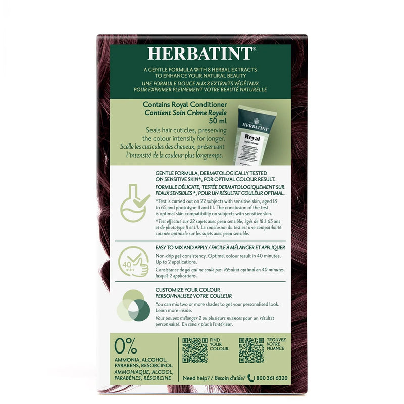 Herbatint Permanent Hair Colour Gel Light Mahogany Chestnut 5M 135mL *Limit of 3 Per Order*
