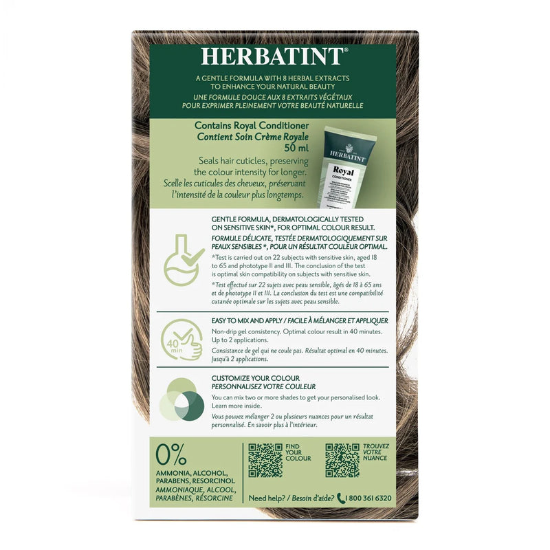 Herbatint Permanent Herbal HairColour Gel 6N Dark Blonde *Limit of 3 Per Order*