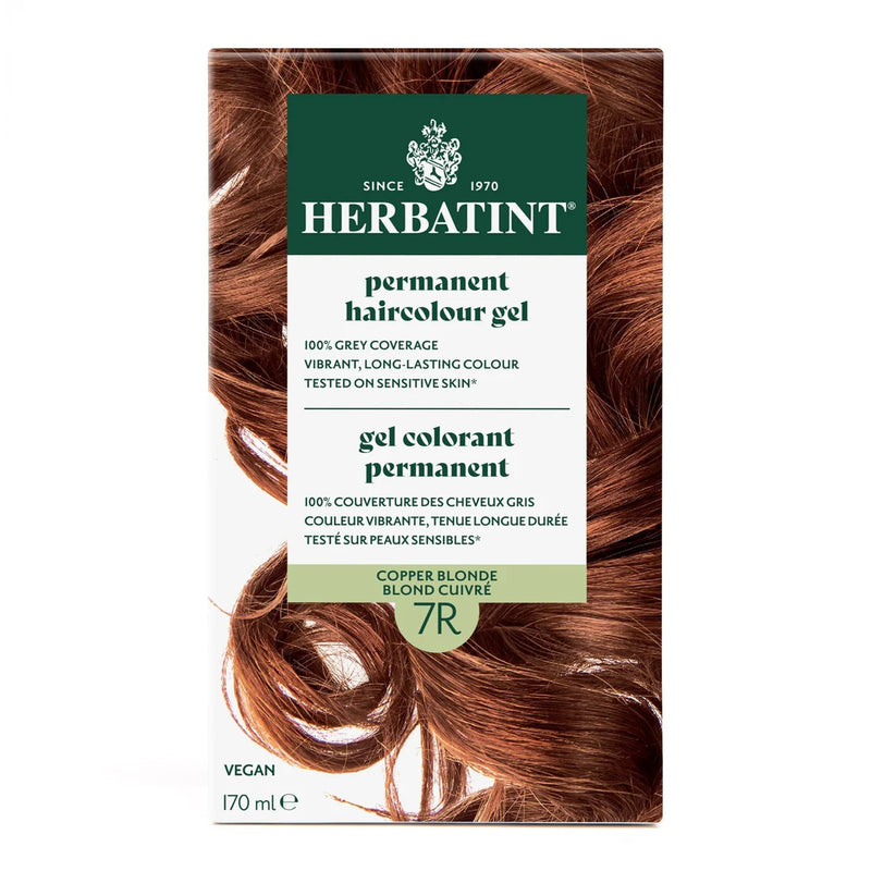Herbatint Permanent Hair Colour Gel Copper Blonde 7R 135mL *Limit of 3 Per Order*