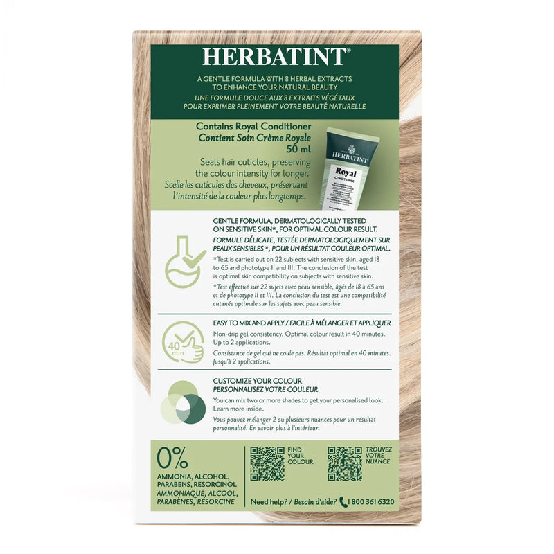Herbatint Permanent Hair Colour Gel Honey Blonde 9N 135mL *Limit of 3 Per Order*
