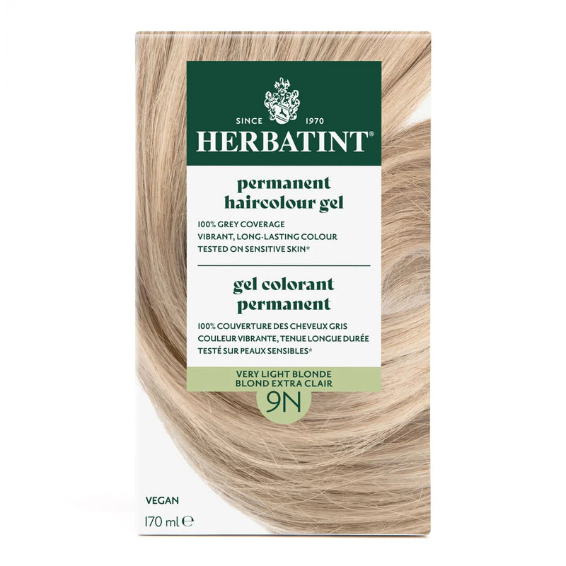 Herbatint Permanent Hair Colour Gel Honey Blonde 9N 135mL *Limit of 3 Per Order*