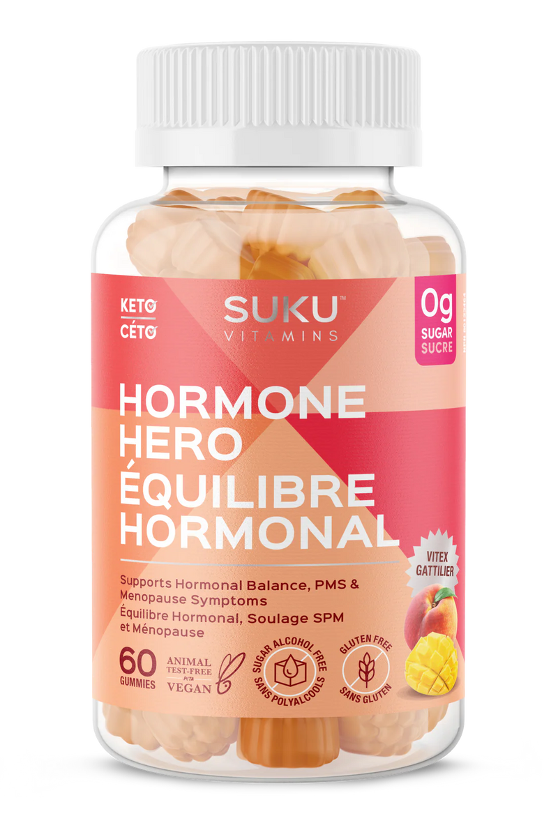 Suku Vitamins Hormone Hero 60 gummies (Former Peace Out PMS)