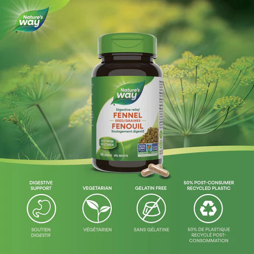 Nature's Way Fennel Seed 100 Caps
