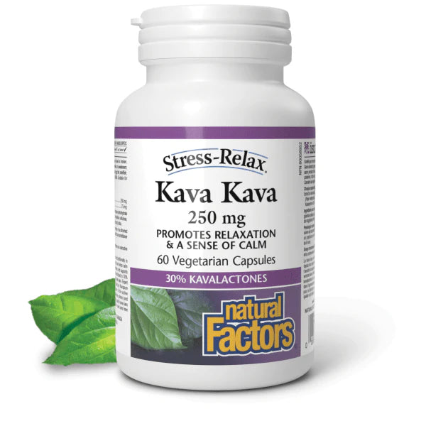 Natural Factors Kava Kava 250mg 60 Veggie Caps